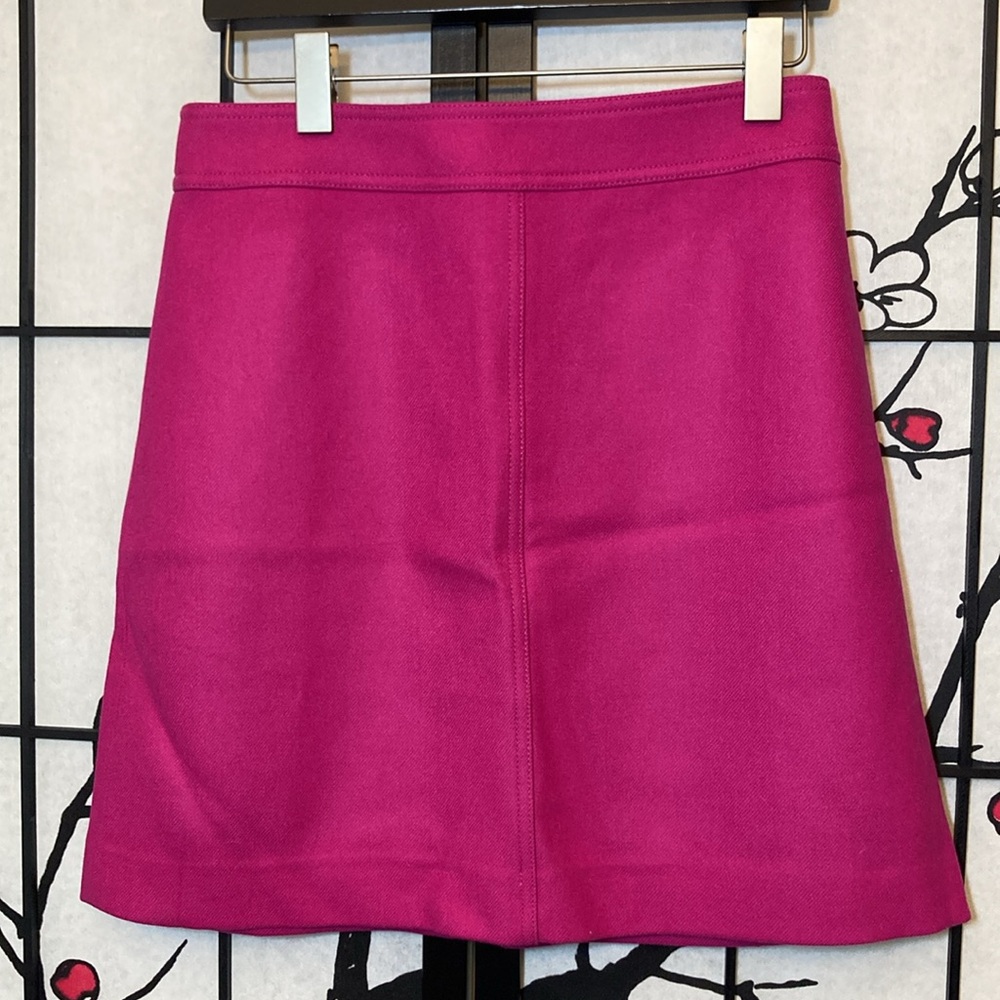 NWT 🐲💙 J.Crew Wool Lined Mini Skirt Women 6